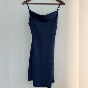 Urban Outfitters Sexy Cowl Navy Dress💙
